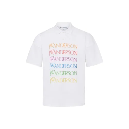 JW Anderson SS24 Capsule Series Белое Унисекс Поло