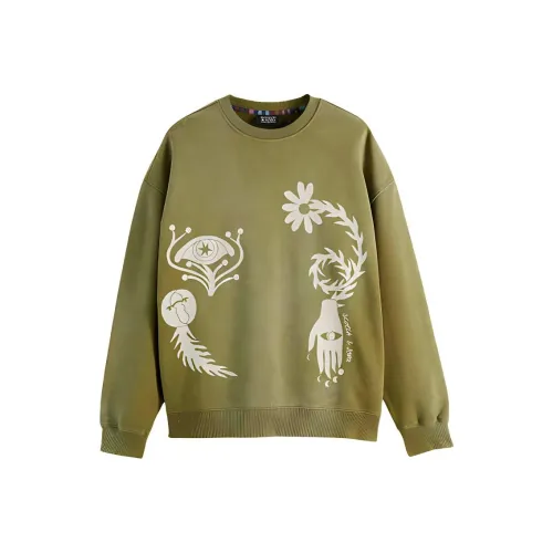 Scotch&Soda Зеленый Мужской Свитшот