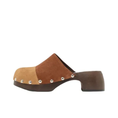 Carel Домашние тапочки 5 см Женские Коричневый