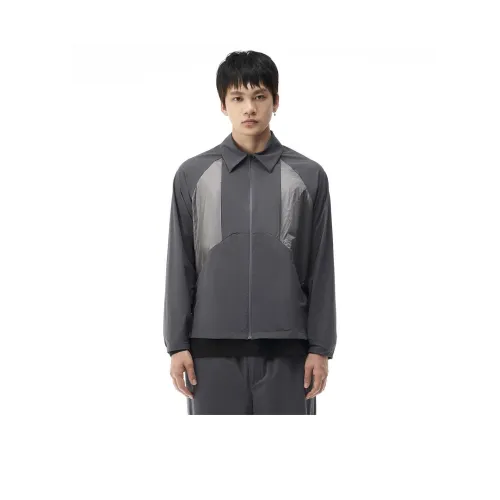 YAUSYE Куртки и Пальто Мужской Серый