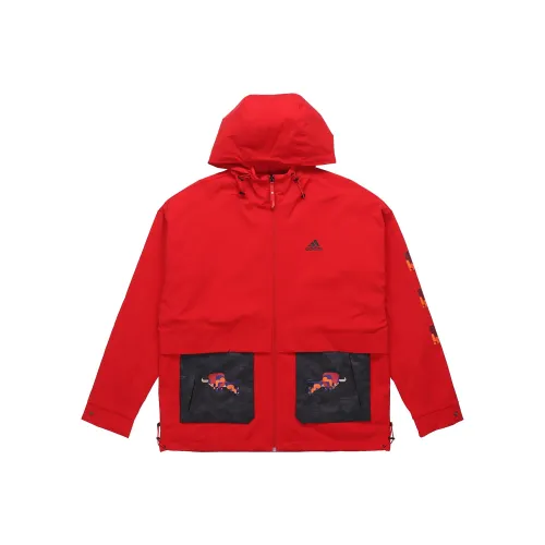 adidas CNY Collection Красный Мужской Куртки