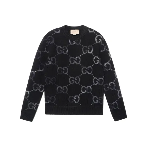 GUCCI Мужские черные свитеры