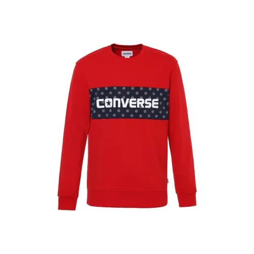 Конверс Красный Мужской Свитшот