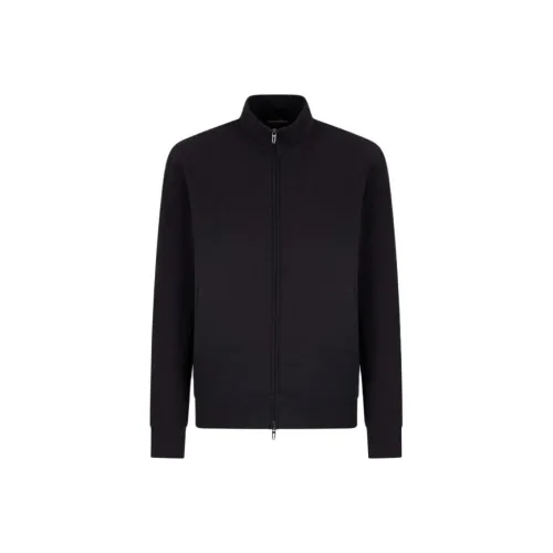 EMPORIO ARMANI SS25 Толстовка Мужской Морской Синий