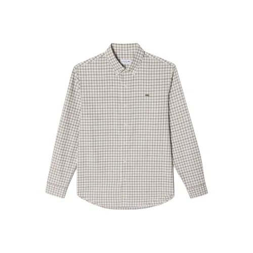 LACOSTE Серые Мужские Рубашки