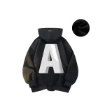 Чёрный Белый A (с флисовой подкладкой)