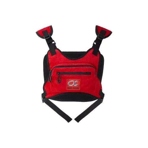 ANGUS CHIANG Red Men's Tank Tops ANGUS CHIANG Красный Мужские Майки