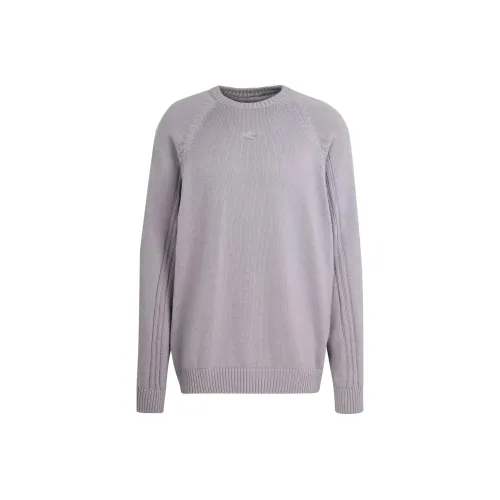 Adidas Originals Premium Вязаная модель Толстовка Трикотаж Мужской Алюминиевый серый