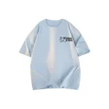 Дышащий/Мягкий/100% хлопок - Светло-синий