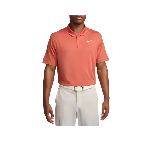 nike Dri Fit Victory Мужское GOLF Поло Мужское Оранжевый Красный