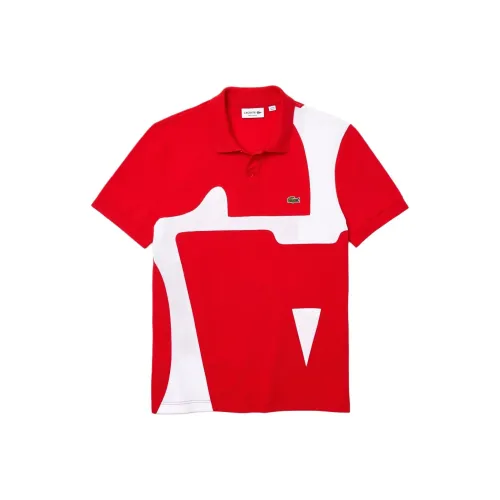 LACOSTE Collaboration Мужская Поло Красная