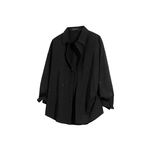 JEANSWEST Черная унисекс рубашка