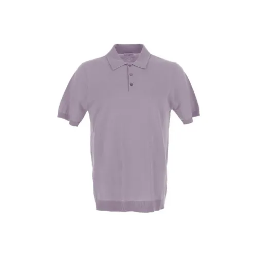 BALLANTYNE Light Purple Men's Polo
