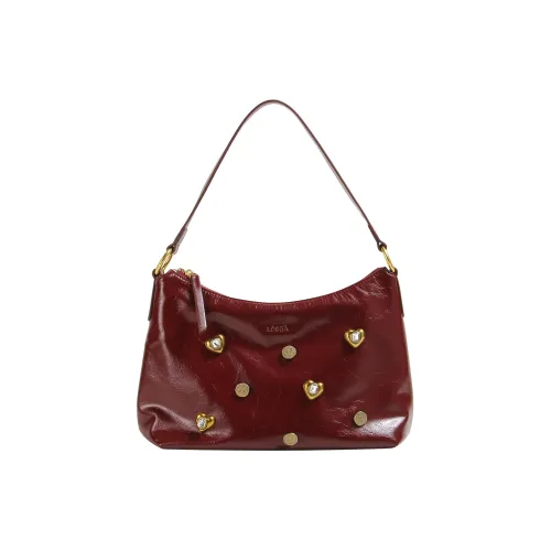 LOSEA ПУ (полиуретан) Подмышечный Сумка на плечо Средний Женский Красный Черный