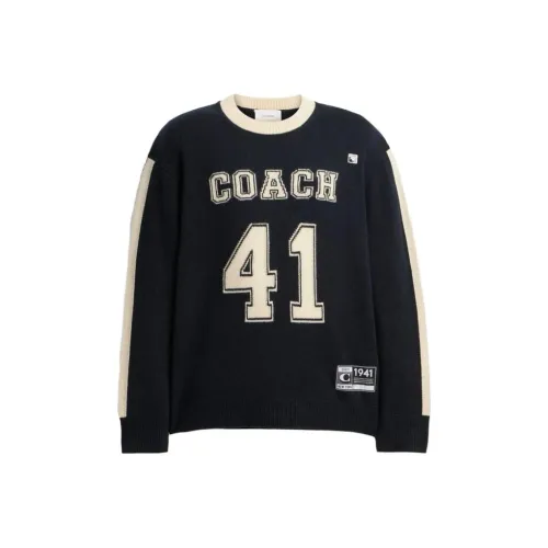 COACH Черный Унисекс Свитеры
