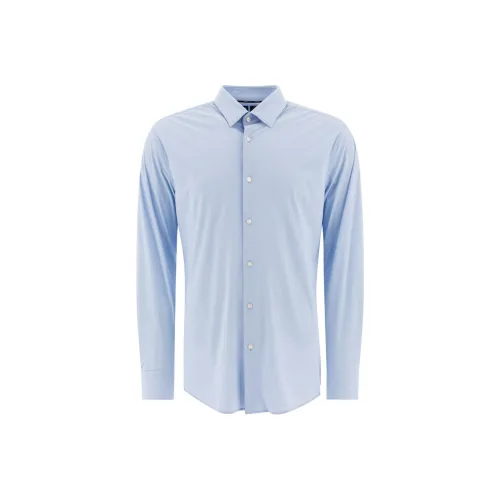 Hugo Boss Рубашка Мужская Светло-Синяя