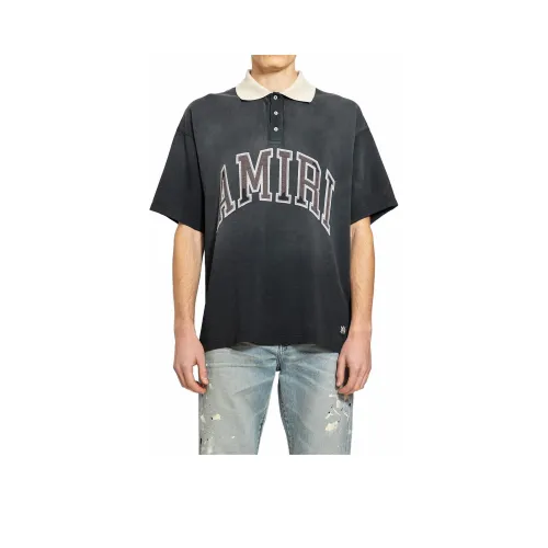 AMIRI Мужская черная поло