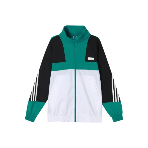 ADIDAS NEO Белый Зеленый Многоцветный Мужские Куртки