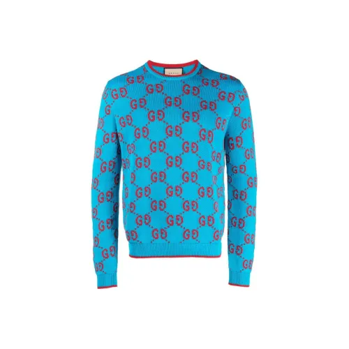 GUCCI Синий Мужской Свитера