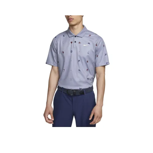 Мужское поло Nike Dri Fit светло-карбоновый