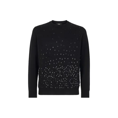 Fendi Черные Мужские Свитера