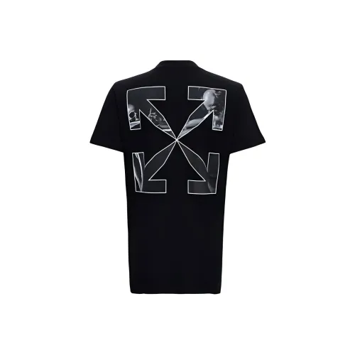 Off Белый FW21 T Рубашка Мужская Черная