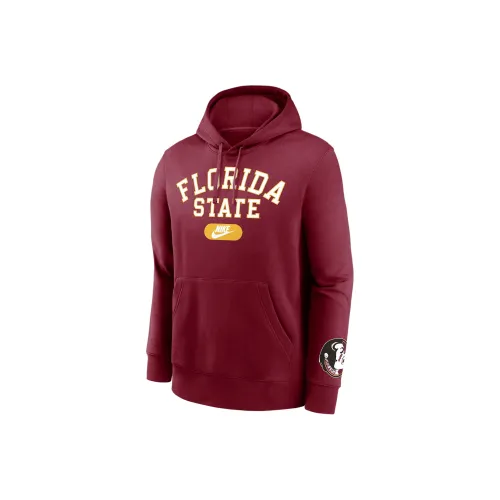 Свитшот Nike CollegeFlorida State FW24 Мужской Глубокий Красный