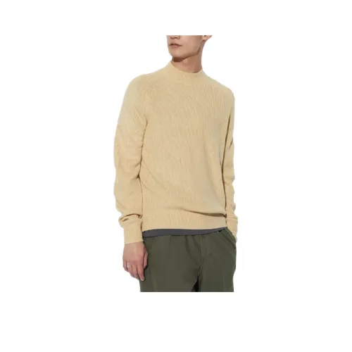 UNIQLO Трикотаж Мужской Абрикос Желтый