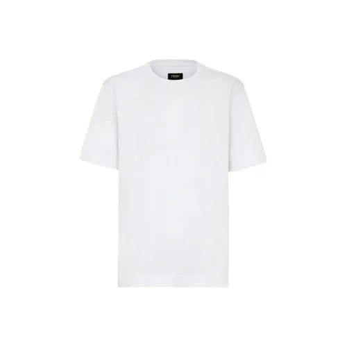 Fendi Белая Мужская T-рубашка