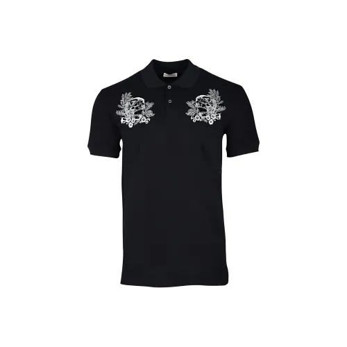 Alexander McQueen Мужское черное поло
