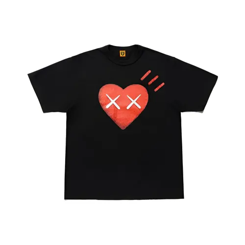 HUMAN MADE Human Made X Kaws Co Branded SERIES Черный Унисекс T Рубашки