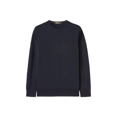 Loro Piana Темно-синие мужские свитеры