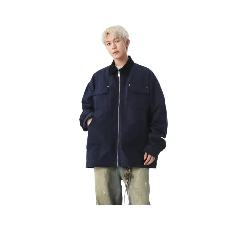 PANDA ADEVIL Джинсовая куртка унисекс синего цвета