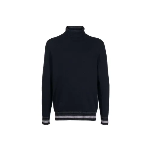 N.Peal Кашемир Свитер Мужской Морской Синий