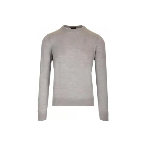 TOM FORD Светло-серые мужские свитеры