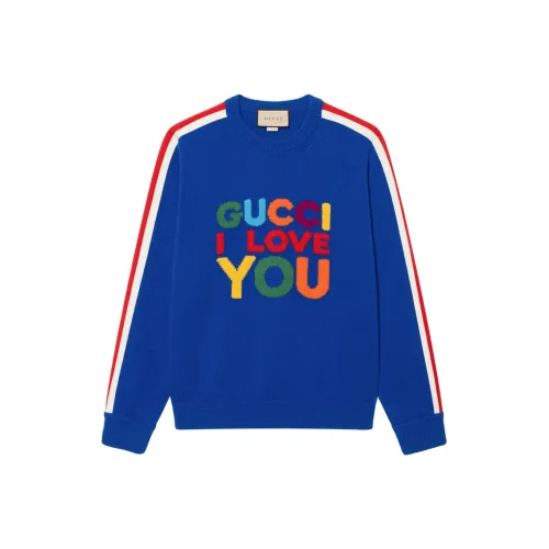 GUCCI Синий Мужской Свитера