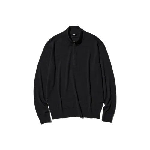 UNIQLO Черный Унисекс Свитеры