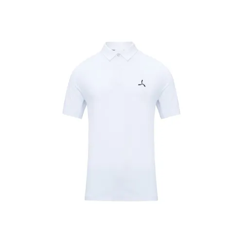 LI NING 1990 GOLF серия Поло Мужское Стандартное Белое