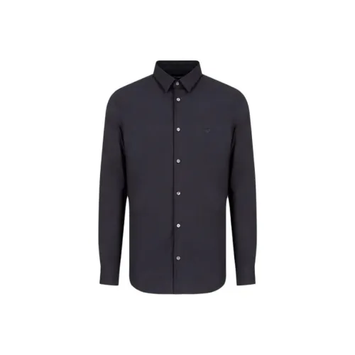 EMPORIO ARMANI Рубашка Мужская Midnight Blue