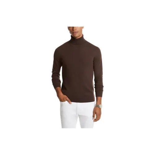 MICHAEL KORS Шоколад Мужские Свитера