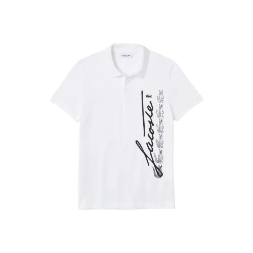 LACOSTE Collaboration Белая Мужская Поло