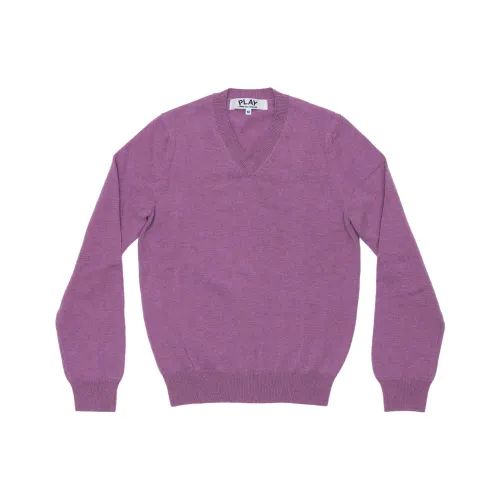 CDG Play Фиолетовые Мужские Свитера