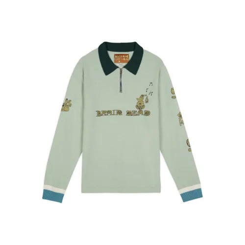 Brain Dead x Tim Biskup FW24 Свитер Мужской Мятно-зеленый