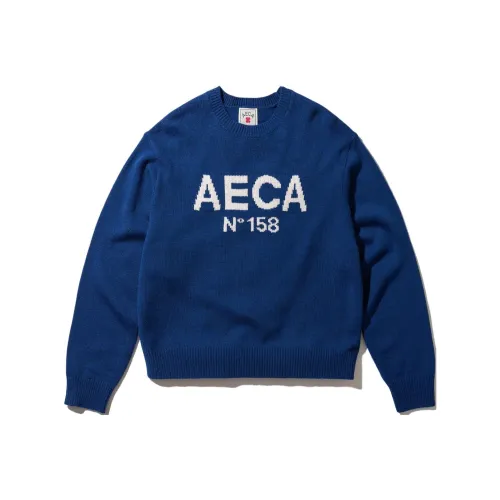 AECA WHITE Синий Мужские Свитера