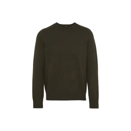 PRADA Свитер Мужской Оливково-зеленый