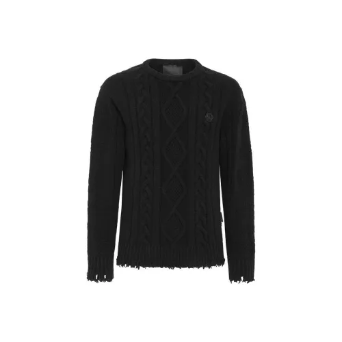 PHILIPP PLEIN Черные Мужские Свитера