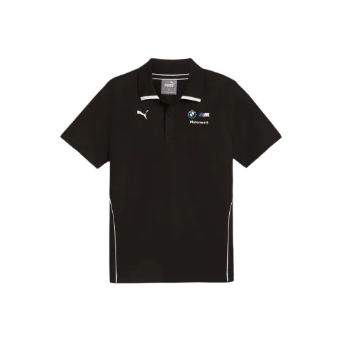 PUMA BMW M MOTORSPORT Collaboration Series SS24 Polo Men's Black