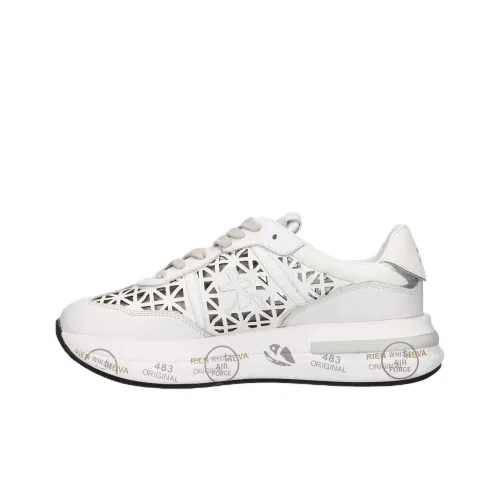 PREMIATA Cassie 7385 Low Топ Повседневная обувь Женская Белая