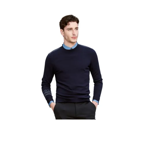 JODOLL Темно-синие мужские свитеры