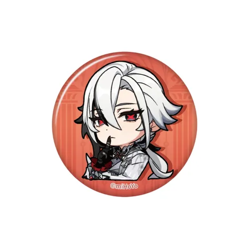 Оригинальный Бог Тарталья Аричино Слуга Коллекция Чиби Мема Армия Глупца Тарталья Аричино Значки